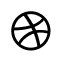 dribbble icon